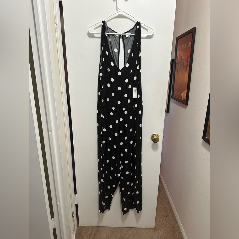 NWT Old Navy polka dot jumpsuit